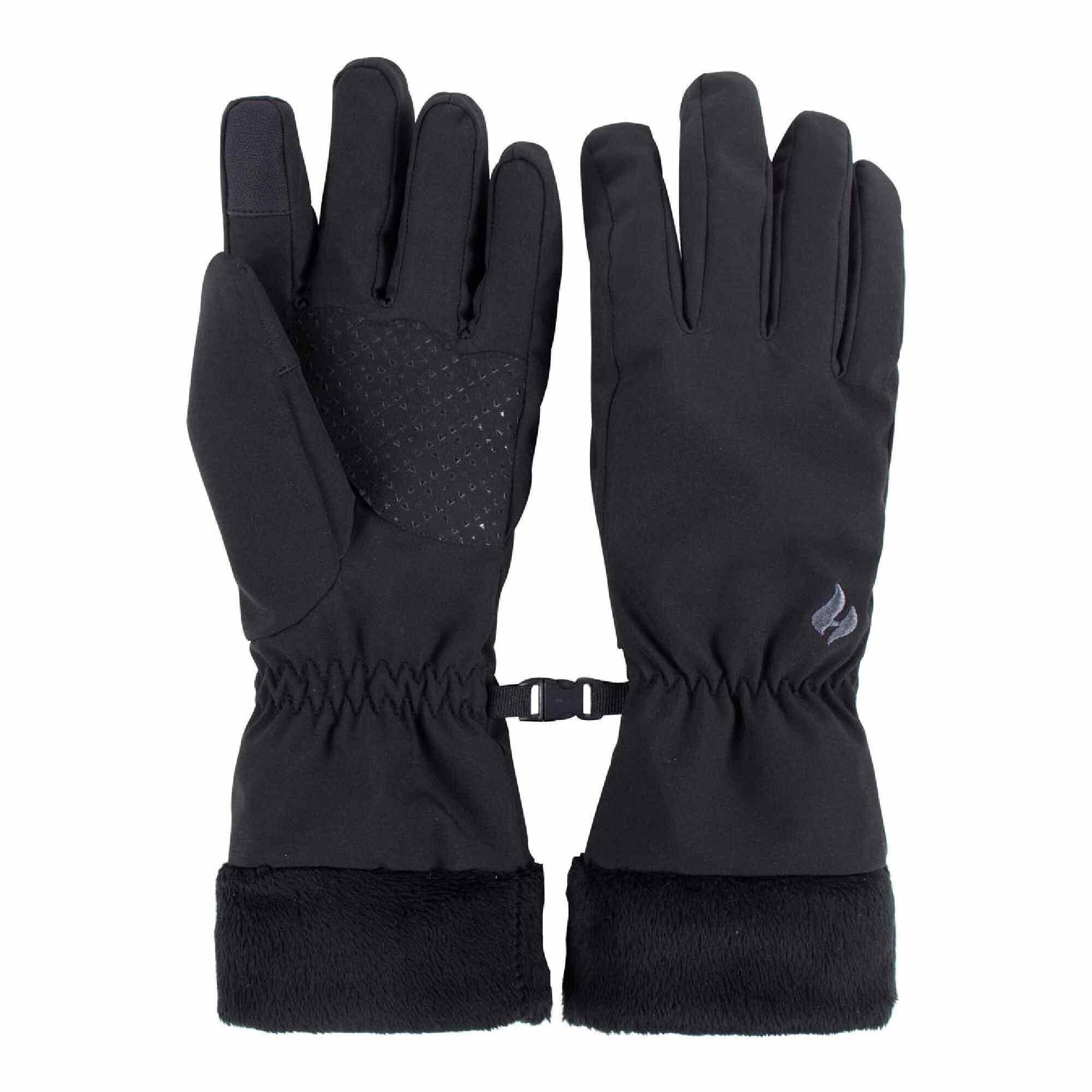 HEAT HOLDERS Womens Kenai Soft Shell Waterproof Wind Resistant Thermal Gloves