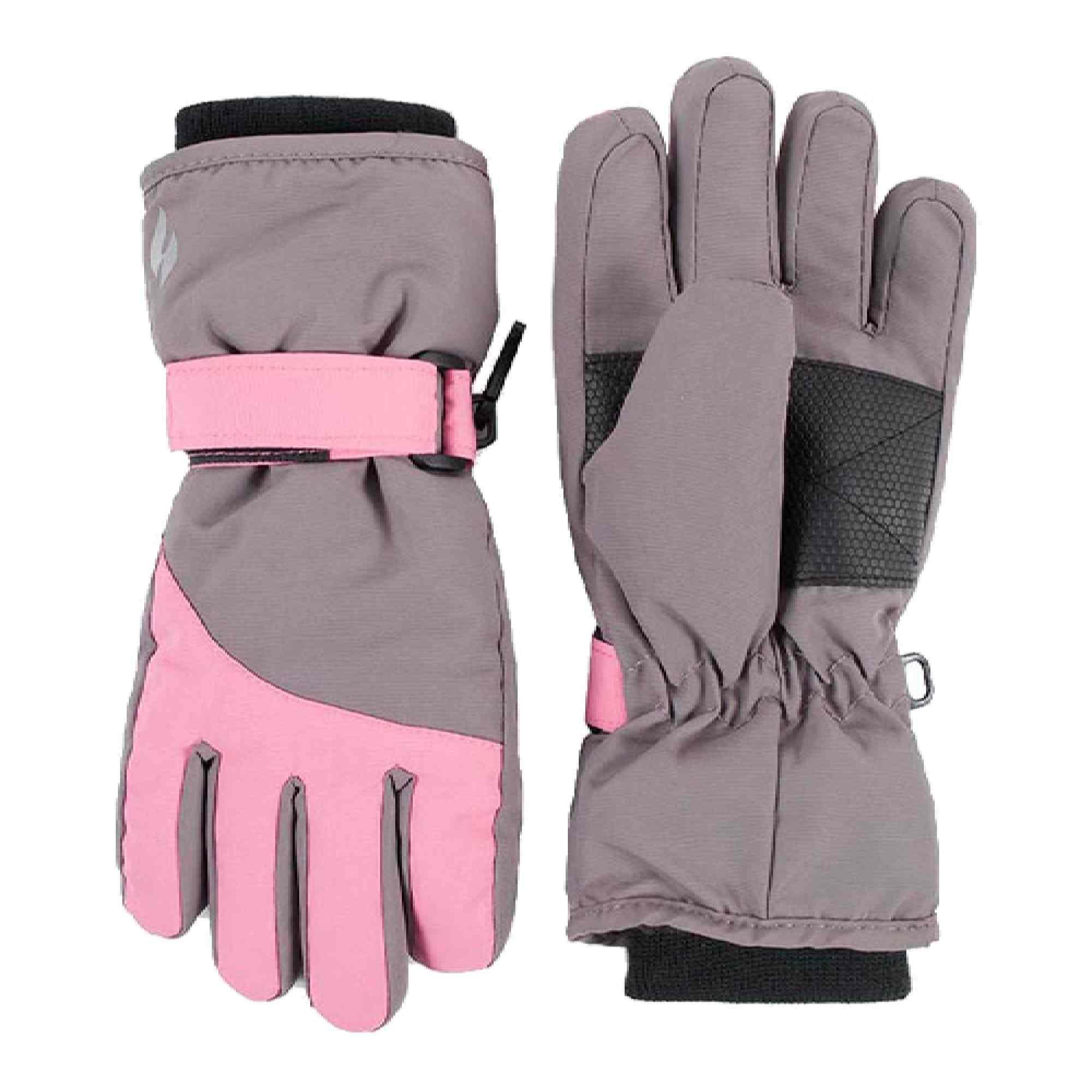 Kids Boys Girls Waterproof Fleece Lined Winter Thermal Ski Gloves 1/4