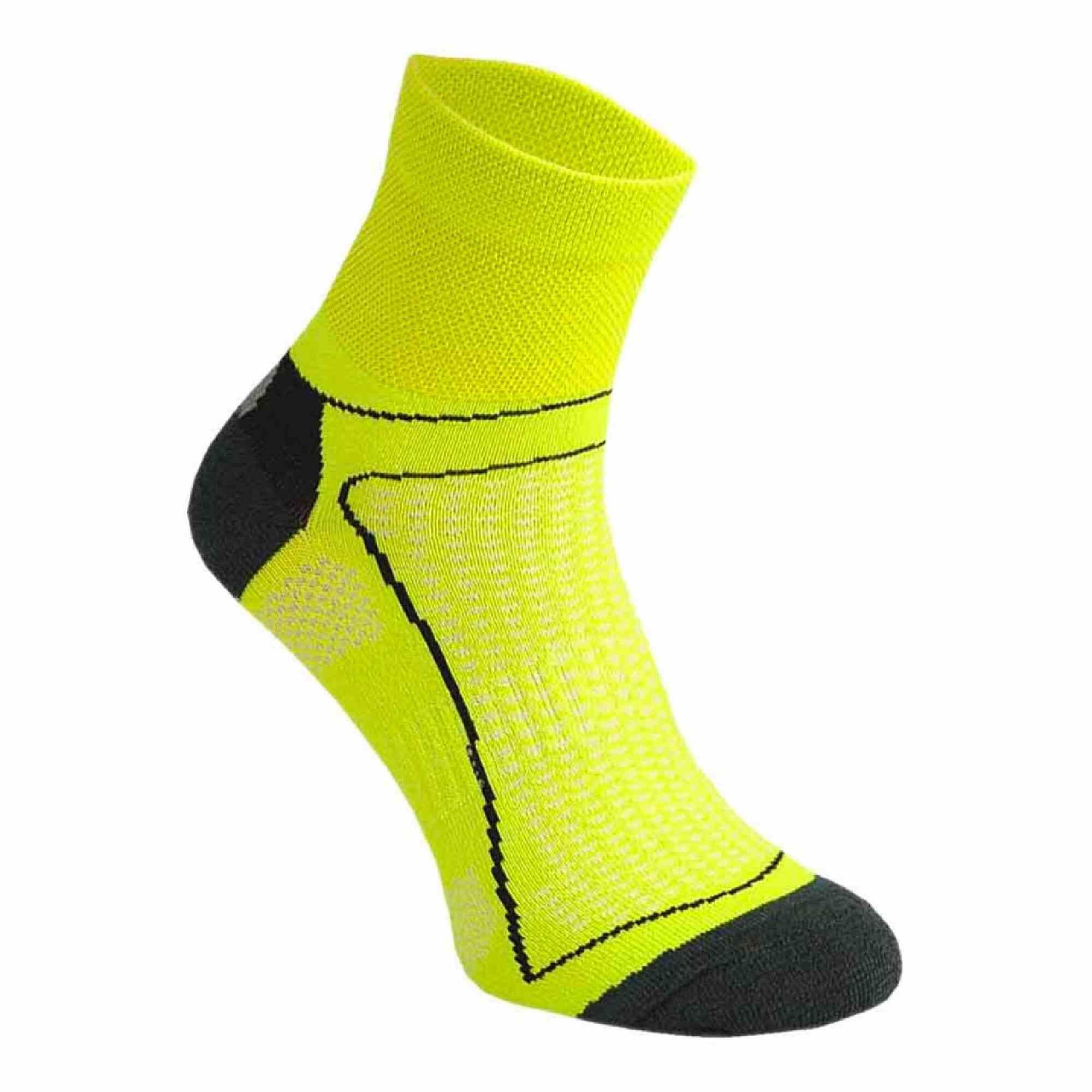 COMODO High Vis Neon Low Cut Summer Cycling Socks for Biking | Mens & Womens