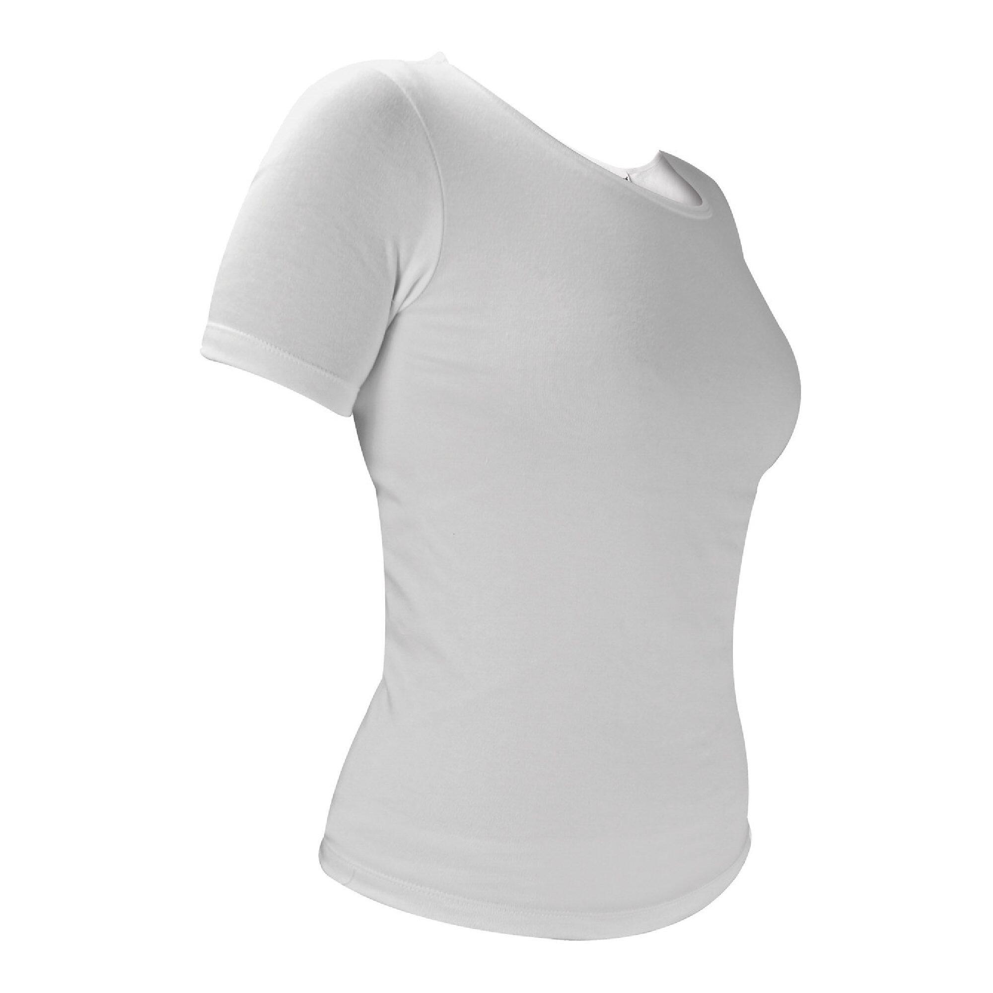 Ladies Cotton Thermal Underwear Short Sleeved Top 2/4