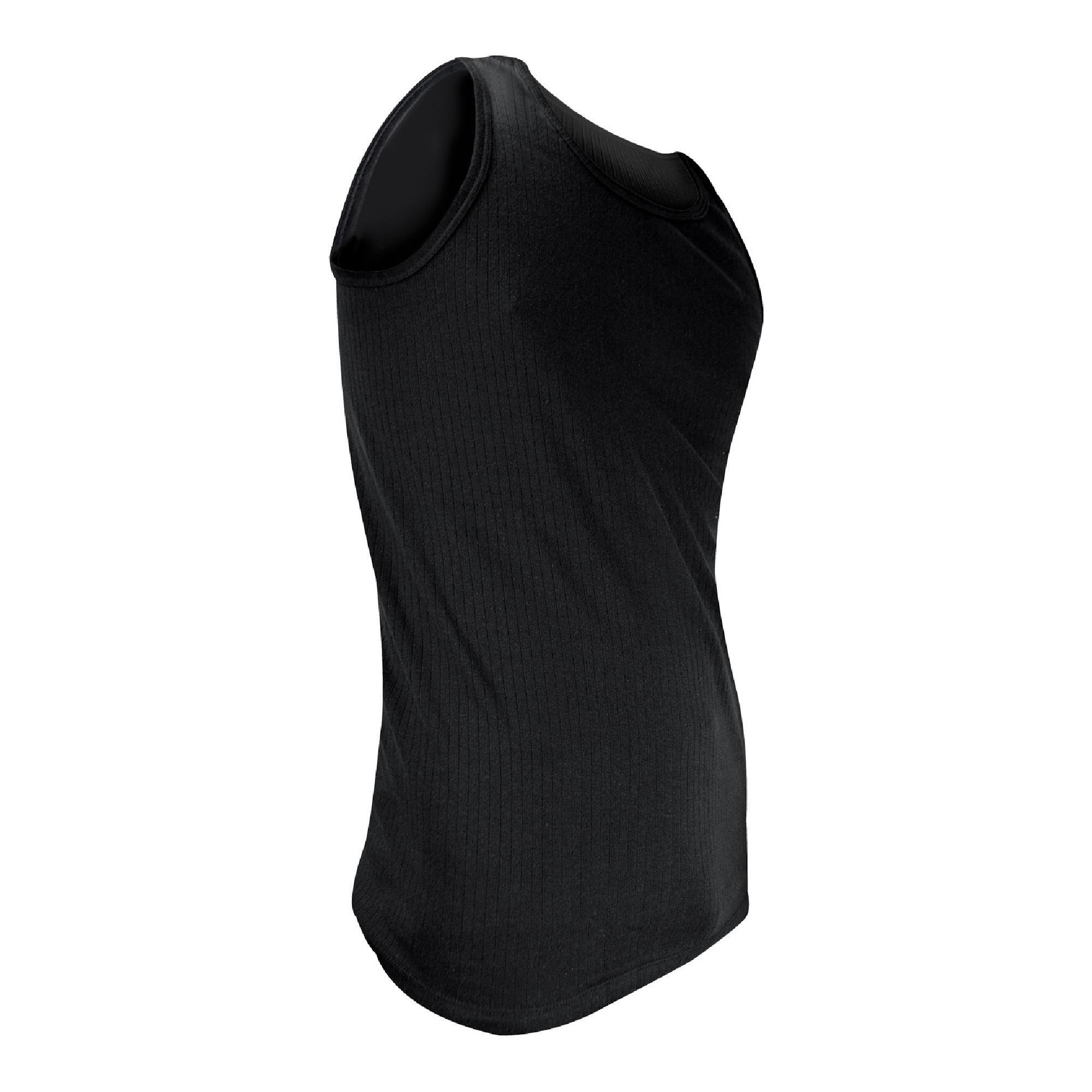 Mens Cotton Thermal Underwear Sleeveless Vest 2/7