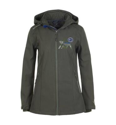 Dames softshell jas peak mountain amont