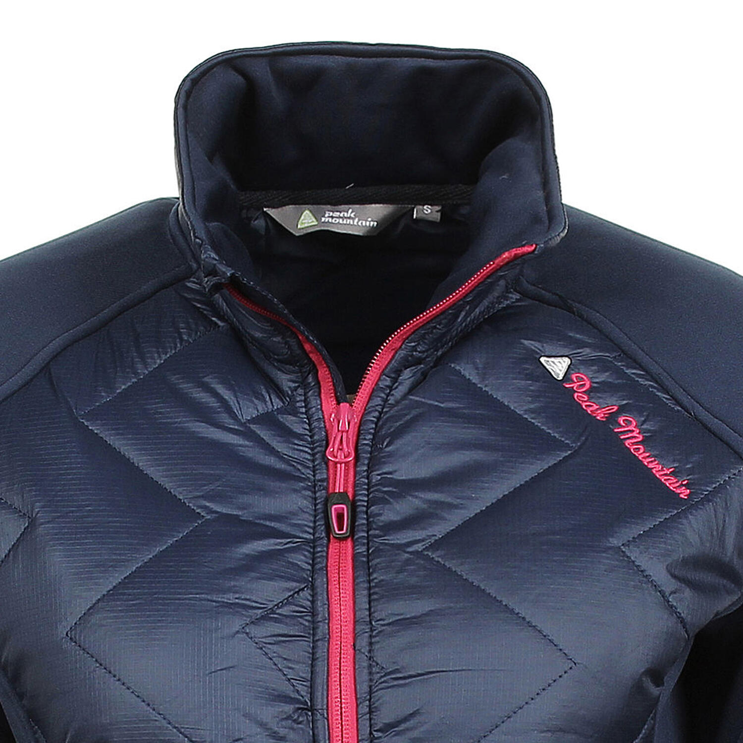 Tweedelig shell fleecejack voor dames Peak Mountain Aler 3/3