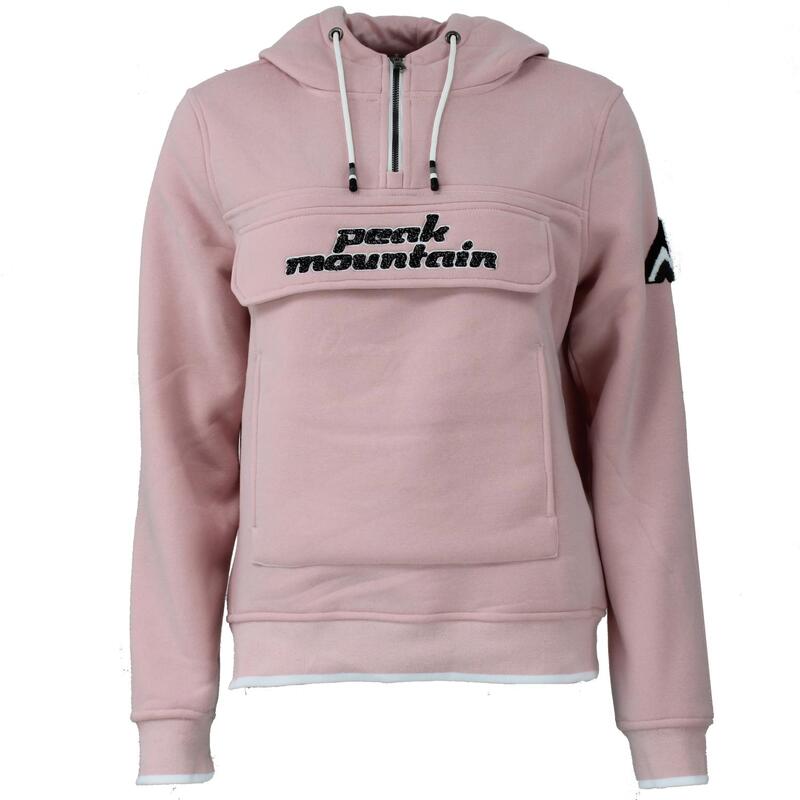 Sweatshirt Molton Frau Peak Mountain Aflow