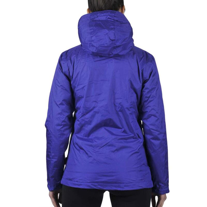 Wasserdichte Doppelfleece-Jacke Frau Peak Mountain Ajik