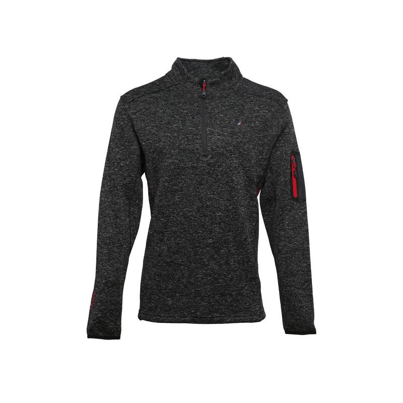 Fleece sweatshirt met halve rits Peak Mountain Cypar