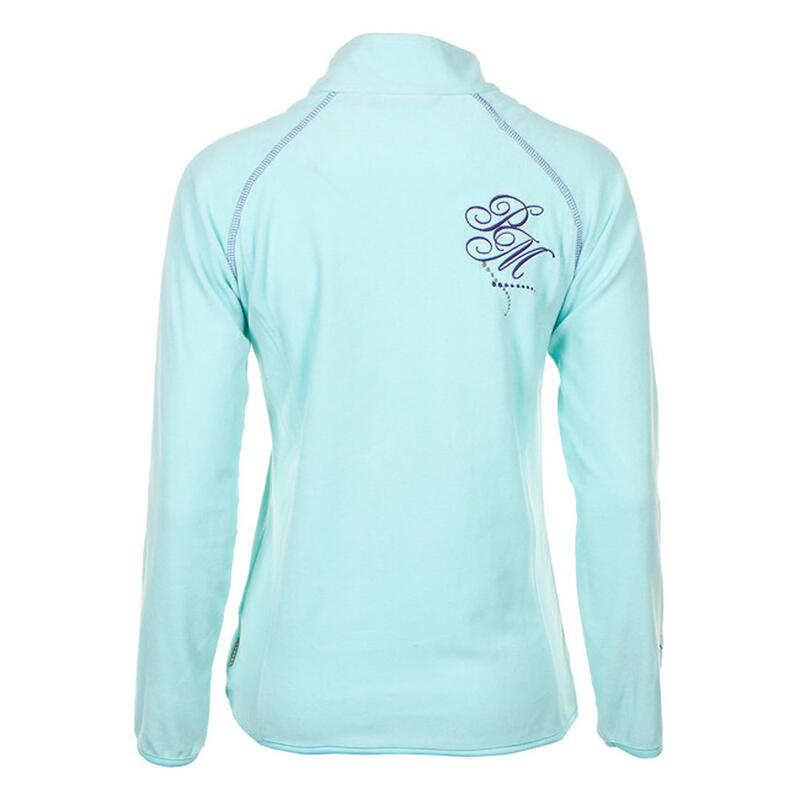 Microfleece sweatshirt met halve rits voor meisjes Peak Mountain Fafine