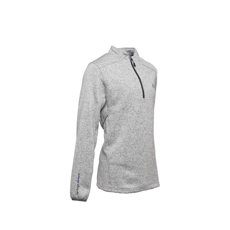 Fleece sweatshirt met halve rits Peak Mountain Cypar