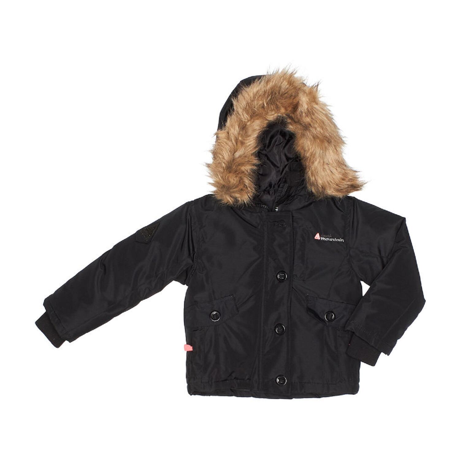 Peak Mountain - Parka Ski Fille Peak Mountain Falava - Parka - Noir -  3 À 4 Ans - Decathlon