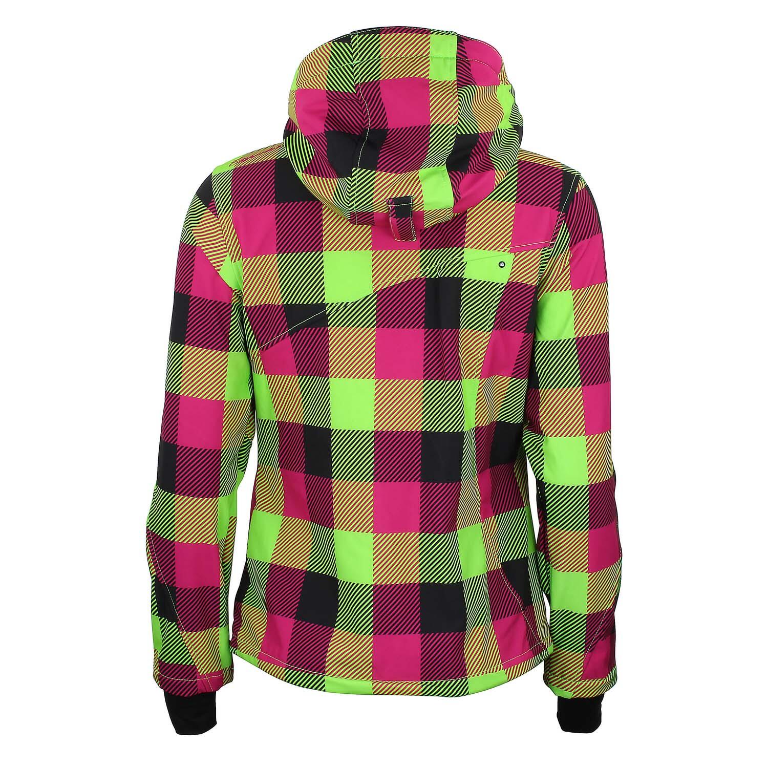 Giacca softshell stampata da donna Peak Mountain Aveny 2/4