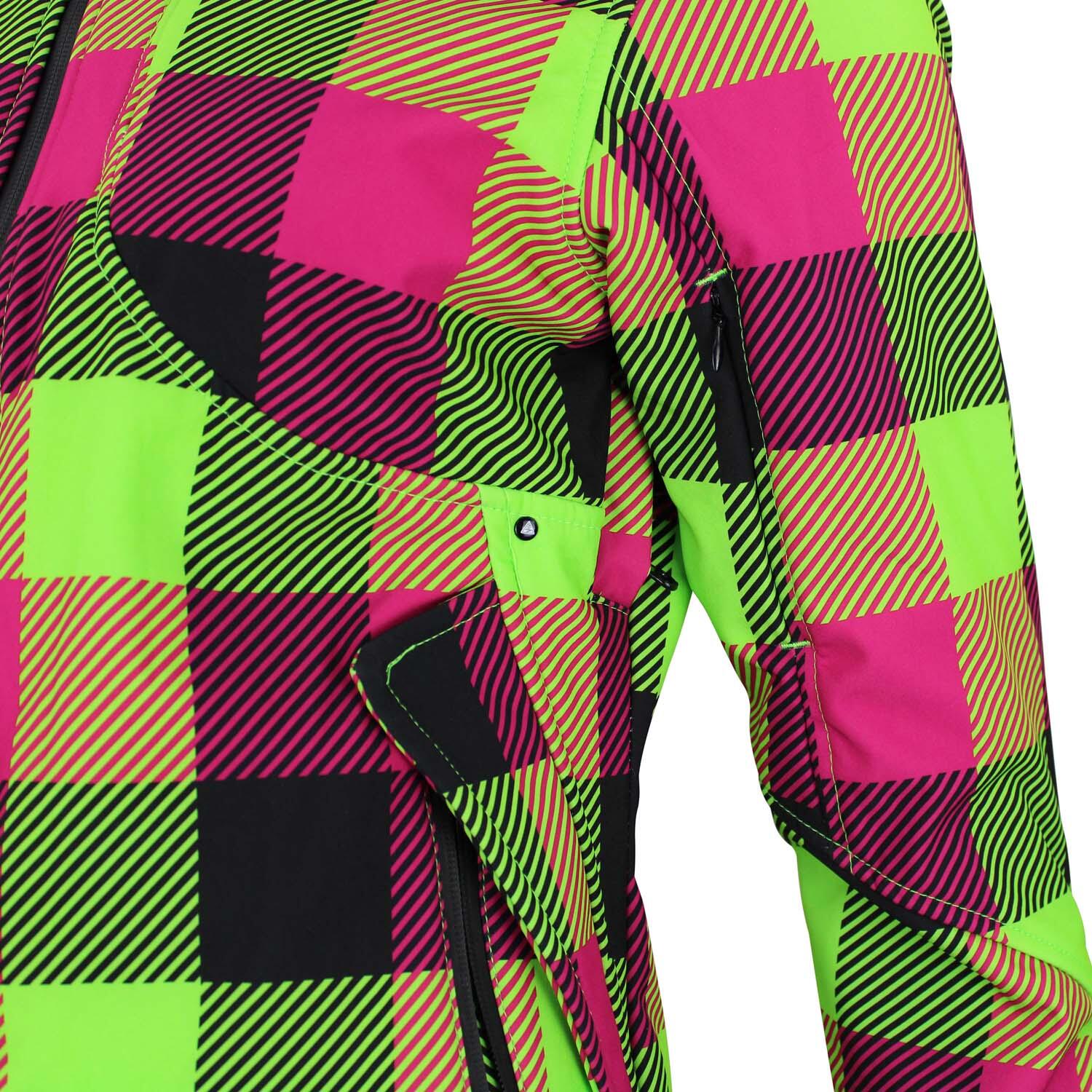 Giacca softshell stampata da donna Peak Mountain Aveny 4/4