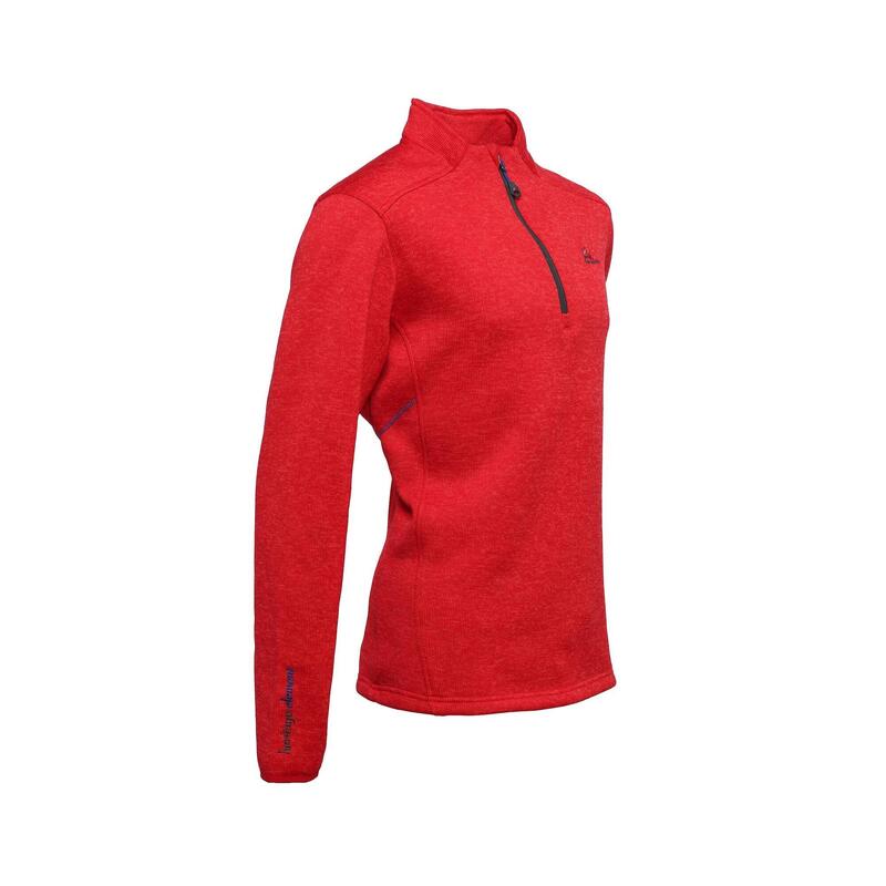 Fleece sweatshirt met halve rits Peak Mountain Cypar