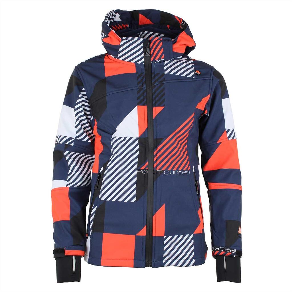 Printed softshell jacket Peak Mountain Cover