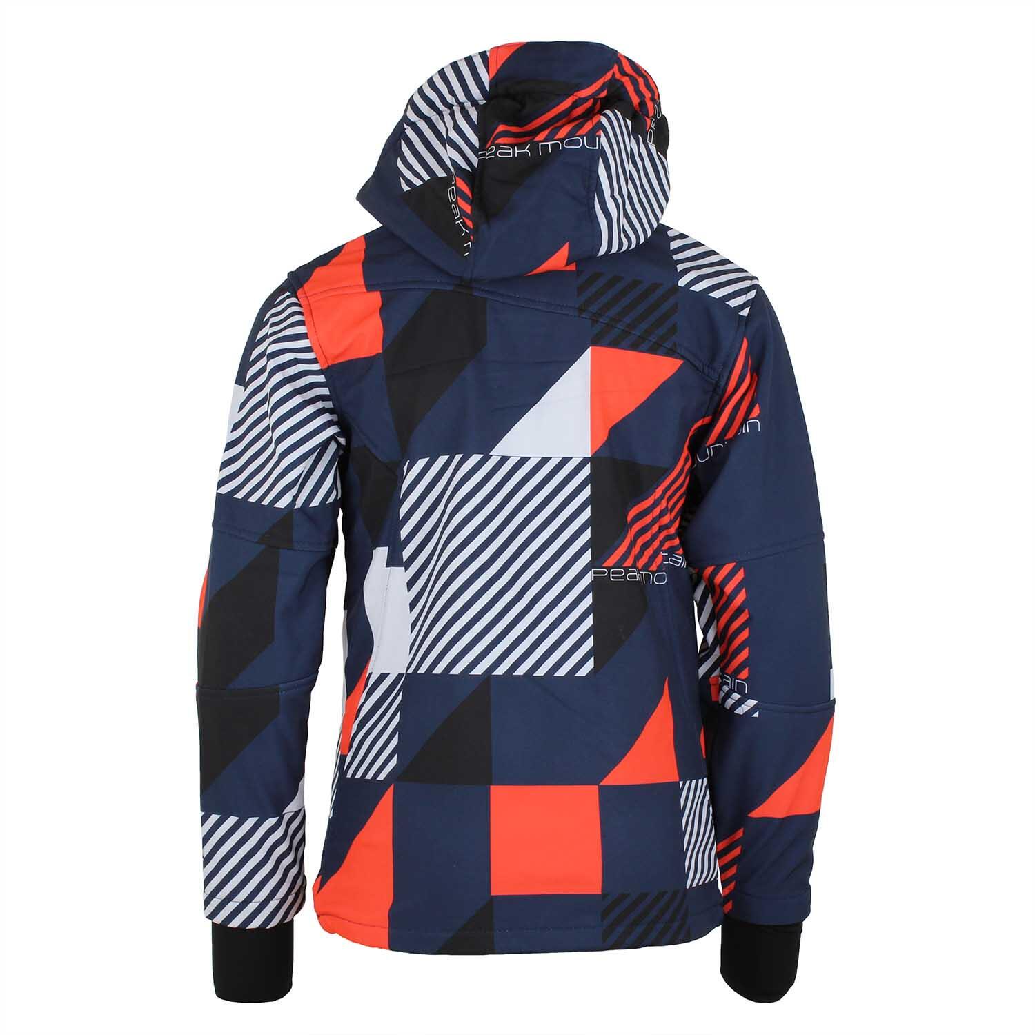 Bedrukt softshell jack Peak Mountain Cover 2/5