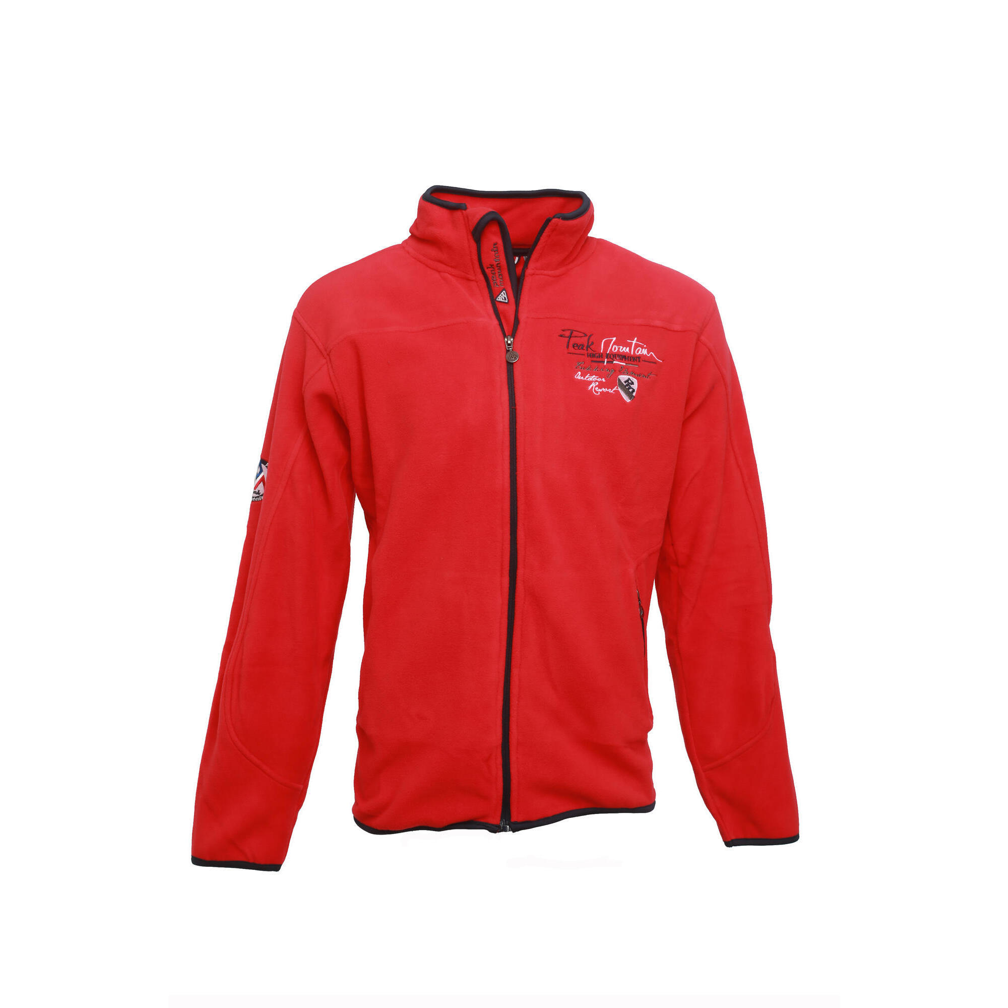 Peak Mountain - Veste Polaire Peak Mountain Conac - Polaire - Rouge - 52 2xl - Decathlon