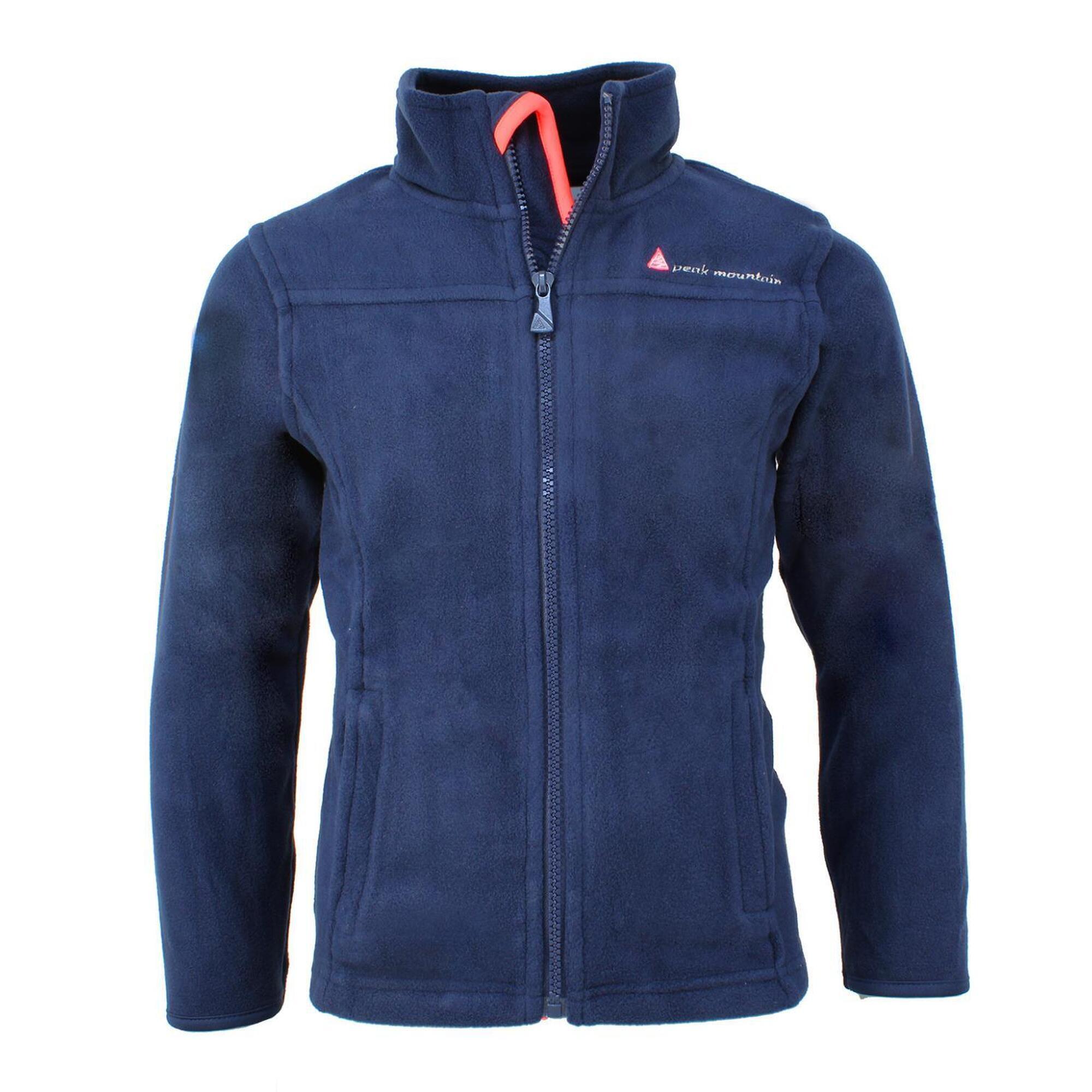 Peak Mountain - Veste Polaire Fille Peak Mountain Gacesare - Blouson - Bleu - 14 À 16 Ans - Decathlon
