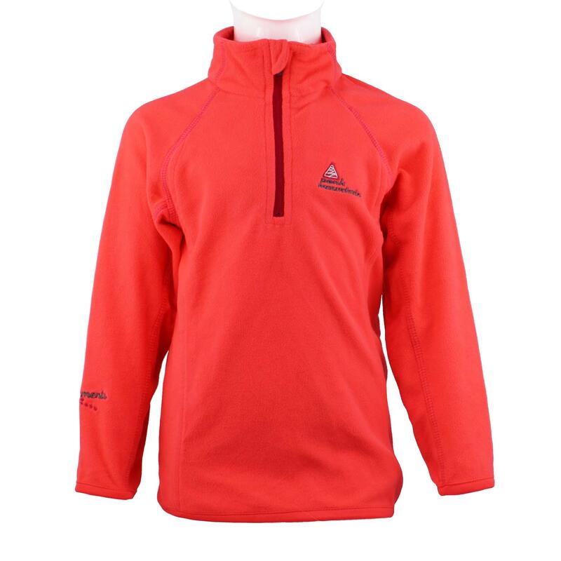 Peak Mountain Gafine lány félcipzáras microfleece pulóver