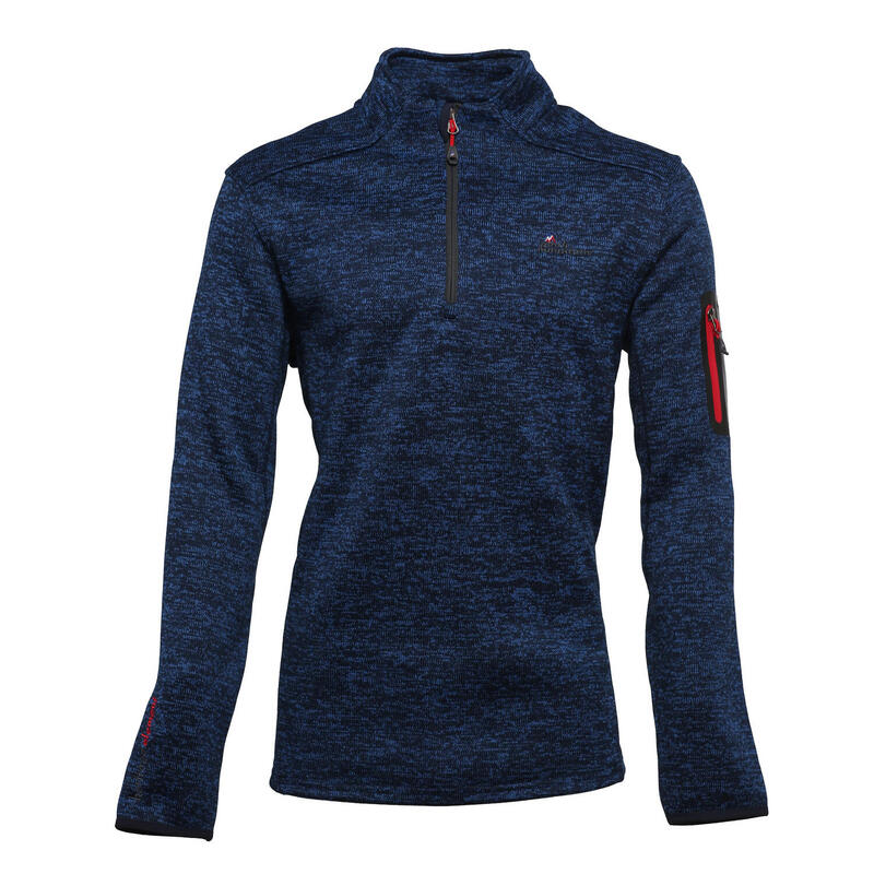 Fleece-Sweatshirt mit halbem Reißverschluss Peak Mountain Cypar