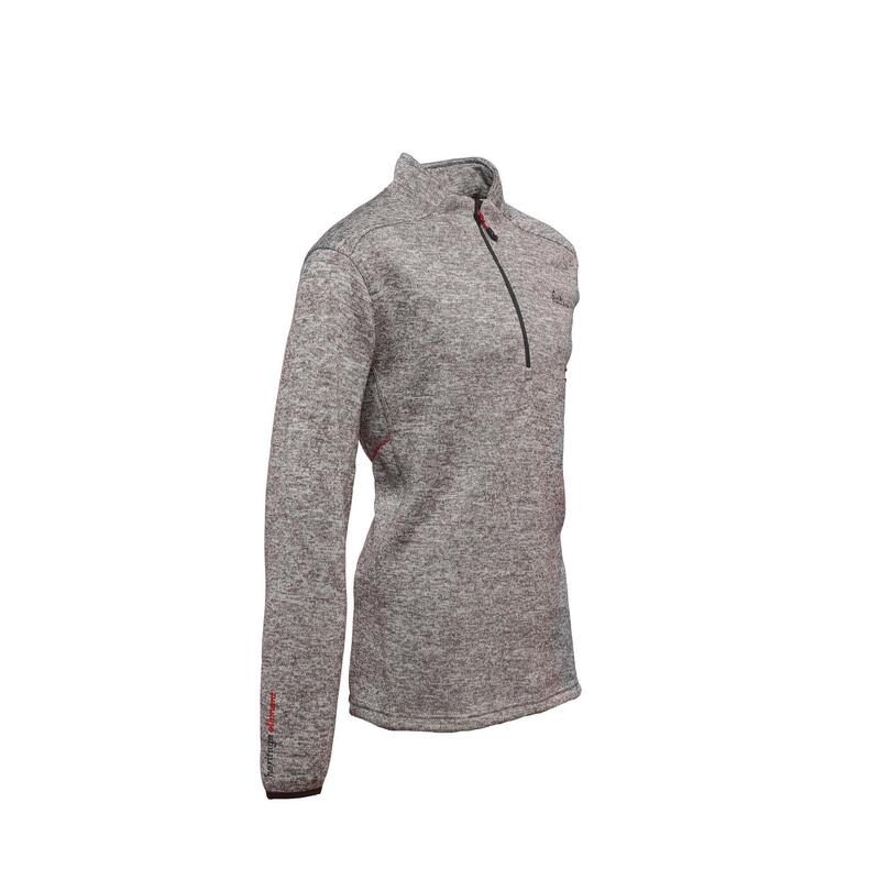 Fleece sweatshirt met halve rits Peak Mountain Cypar