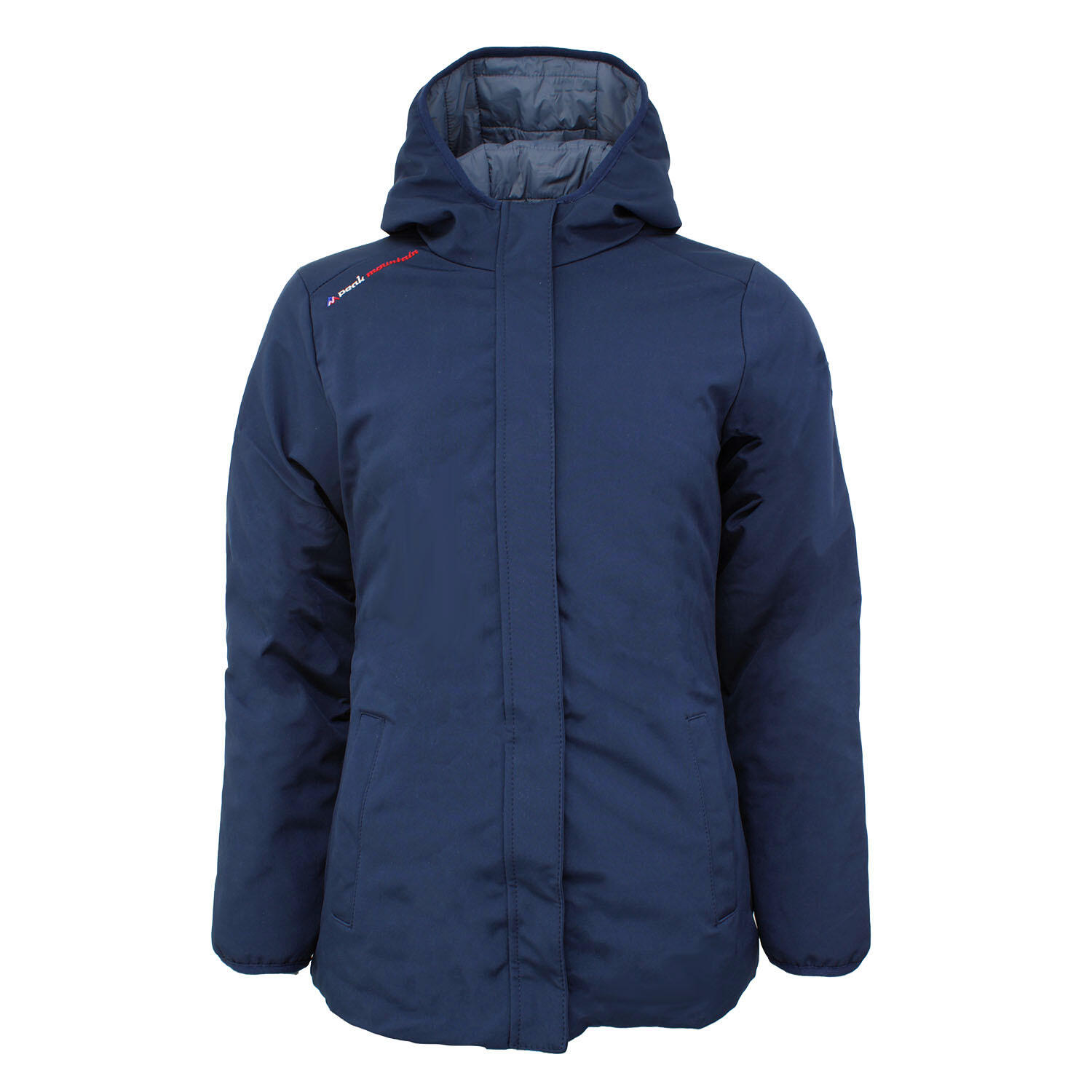 Piumino da donna parka reversibile Peak Mountain Asario 1/5