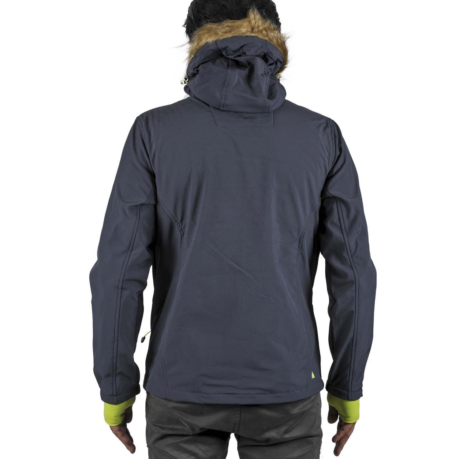 Chaqueta de softshell con piel falsa Peak Mountain Casada 2/4