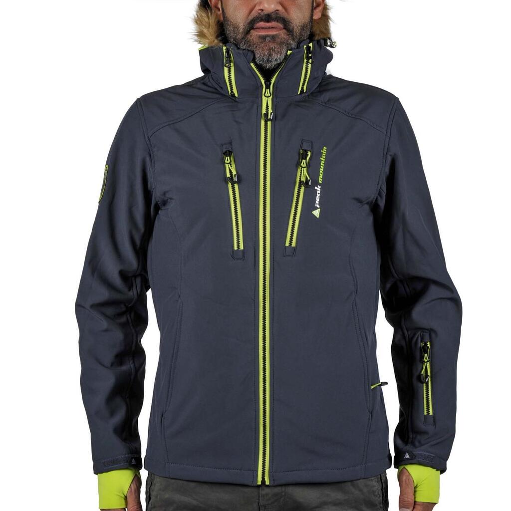 Softshell jacket with fake fur Peak Mountain Casada