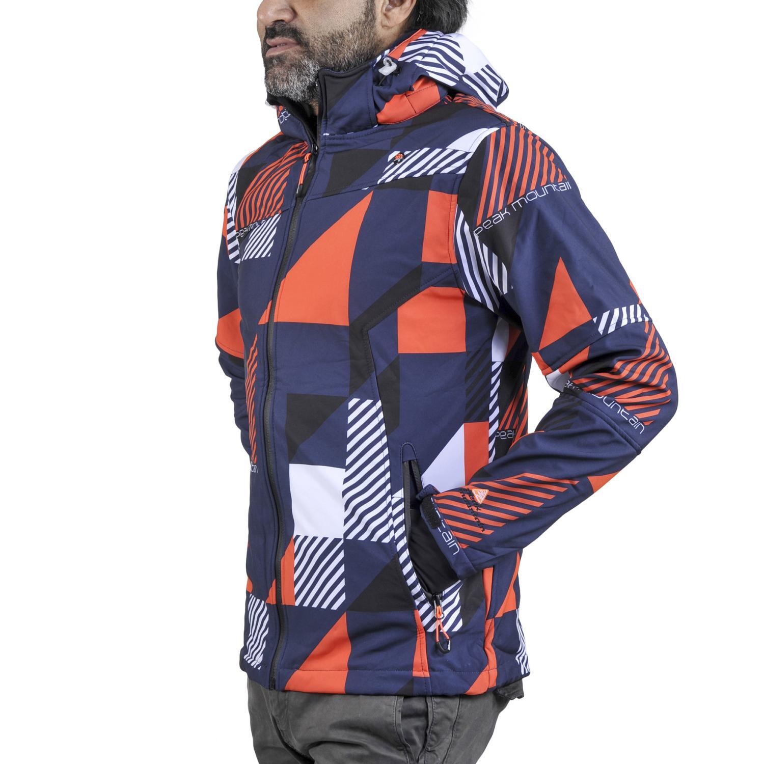 Bedrukt softshell jack Peak Mountain Cover 5/5