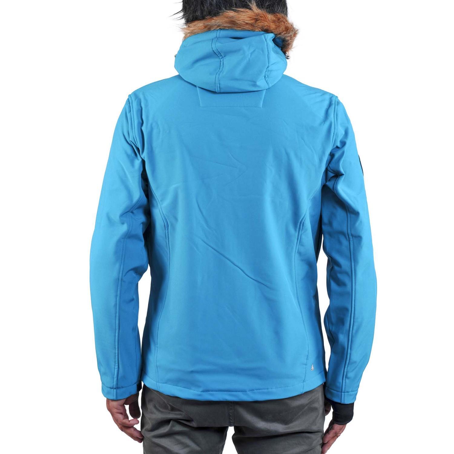 Softshell jas met imitatiebont Peak Mountain Casada 2/4