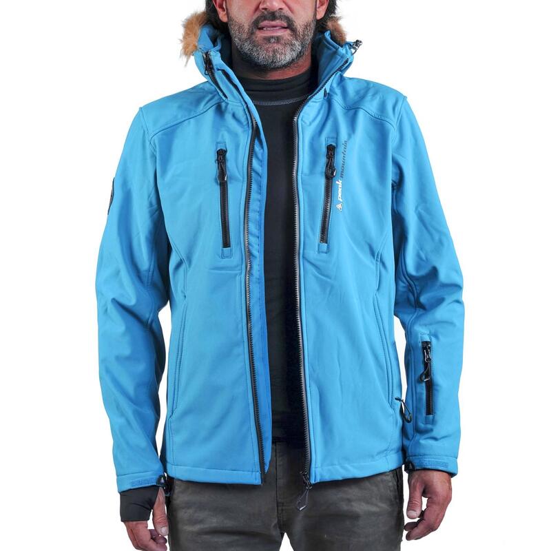 Peak Mountain Casada softshell kabát műszőrmével