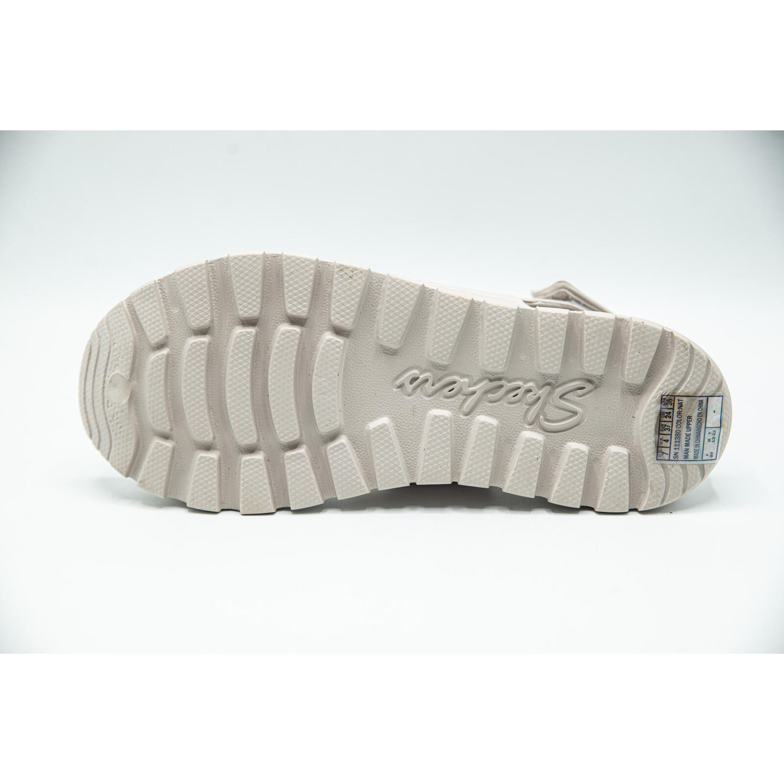 Sandalias Skechers Arch Fit Footsteps, Beige, Mujer 5/5