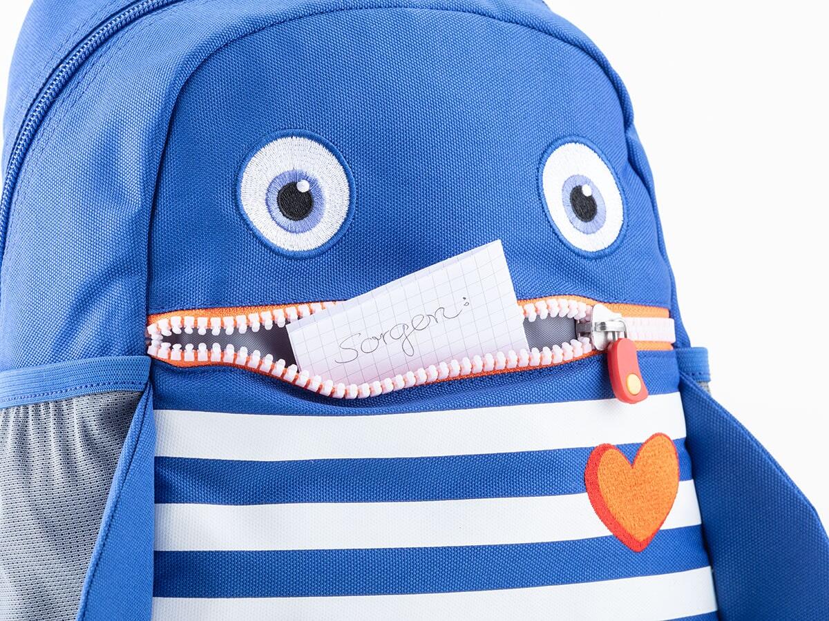 Kinderrucksack Sorgenfresser Ping - Kindergartenrucksack - 8 Liter - Gepolstert 6/7