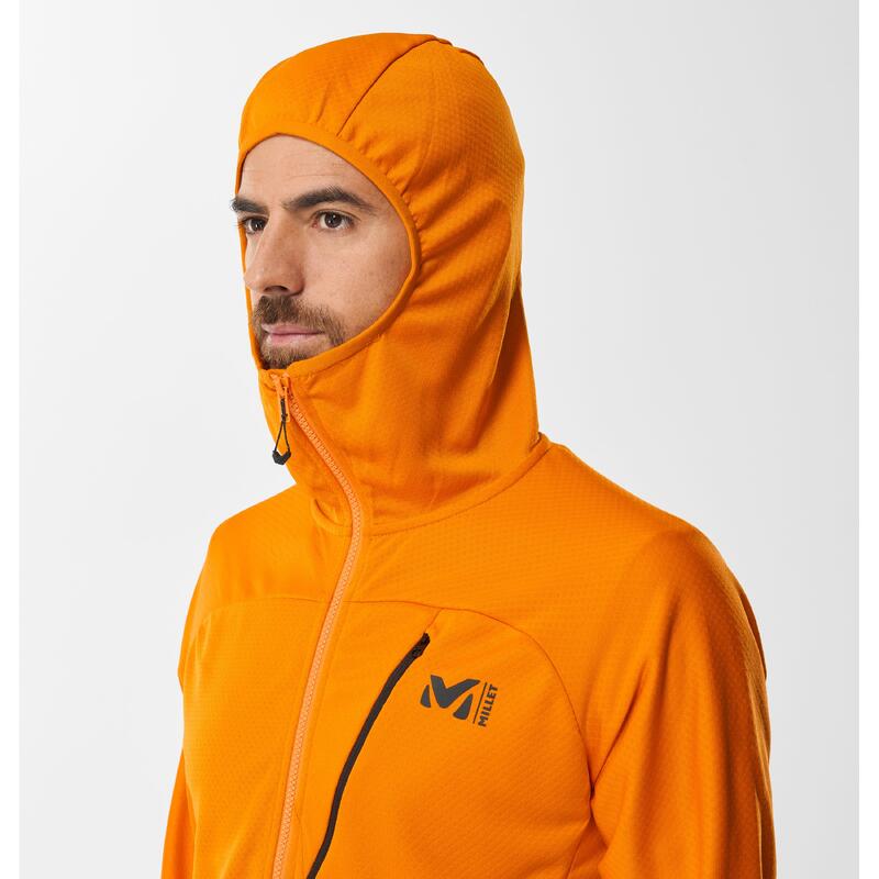 Lokka Hoodie Iii M férfi polár pulóver - narancssárga