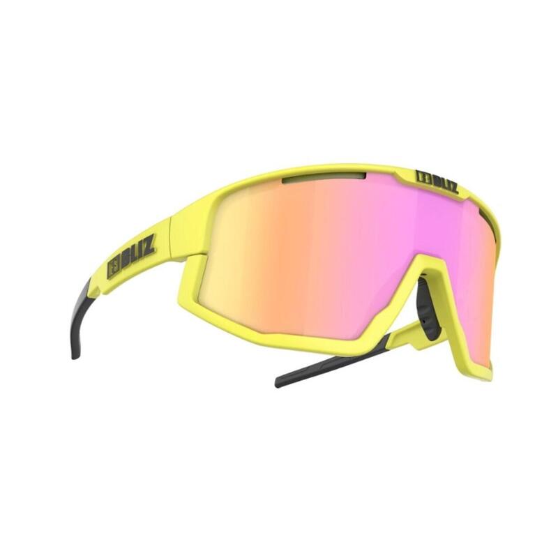 Okulary przeciwsłoneczne rowerowe dla dorosłych Bliz Fusion Yellow