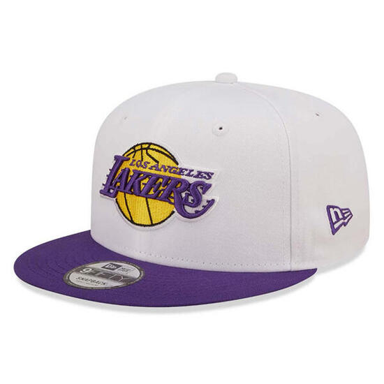 Trucker Cap 9FIFTY NBA Los Angeles Lakers White Crown Unisex Erwachsene NEW ERA