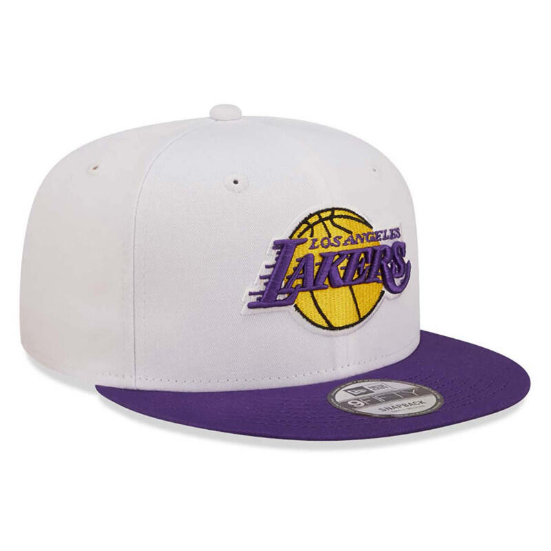 Gorra Trucker 9FIFTY NBA Los Angeles Lakers Corona Blanca Unisex Adultos NEW ERA