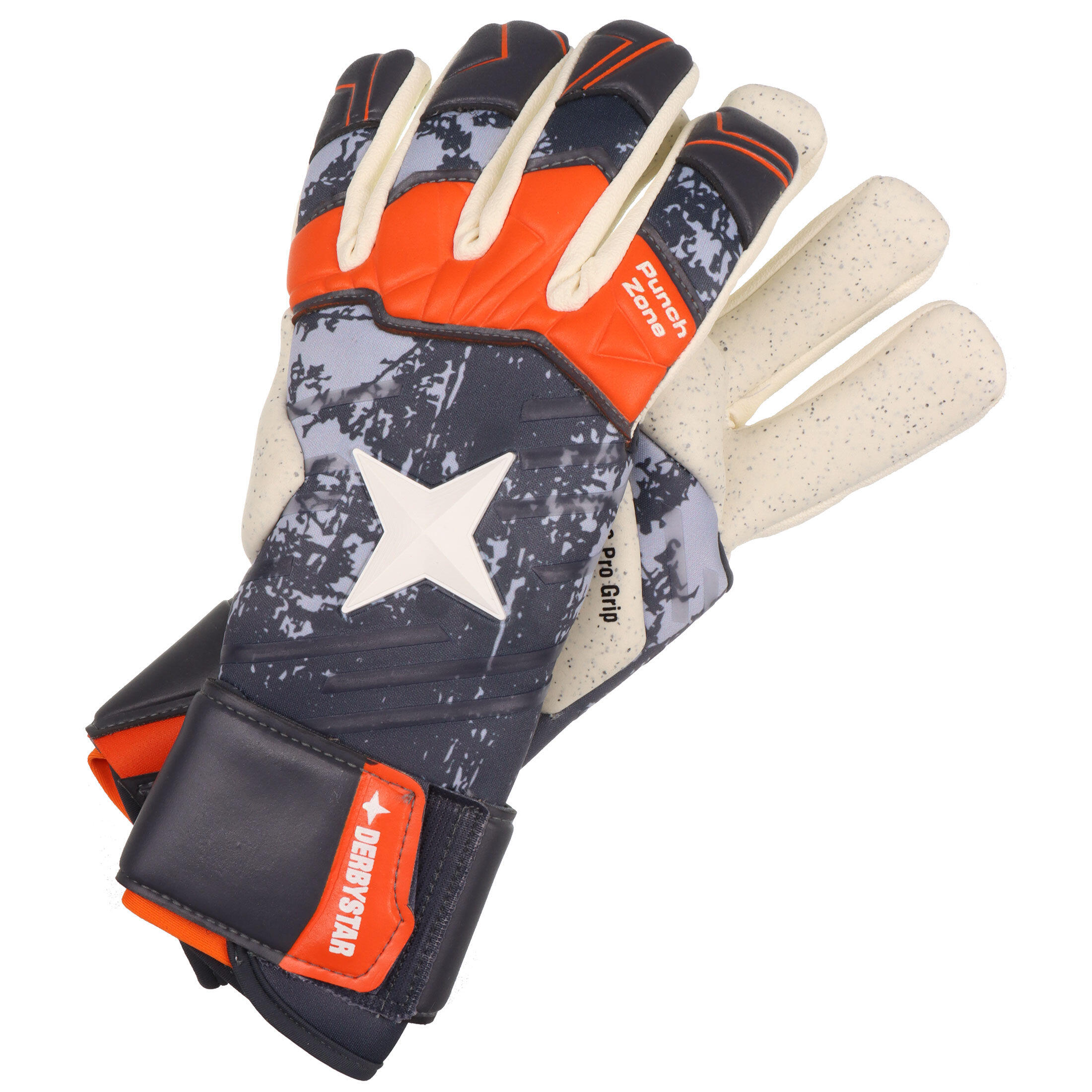 Derbystar - Torwarthandschuh Aps Pro Grip Unisex Erwachsene Derbystar - Gants - Gris|jaune|orange - 11 - Decathlon