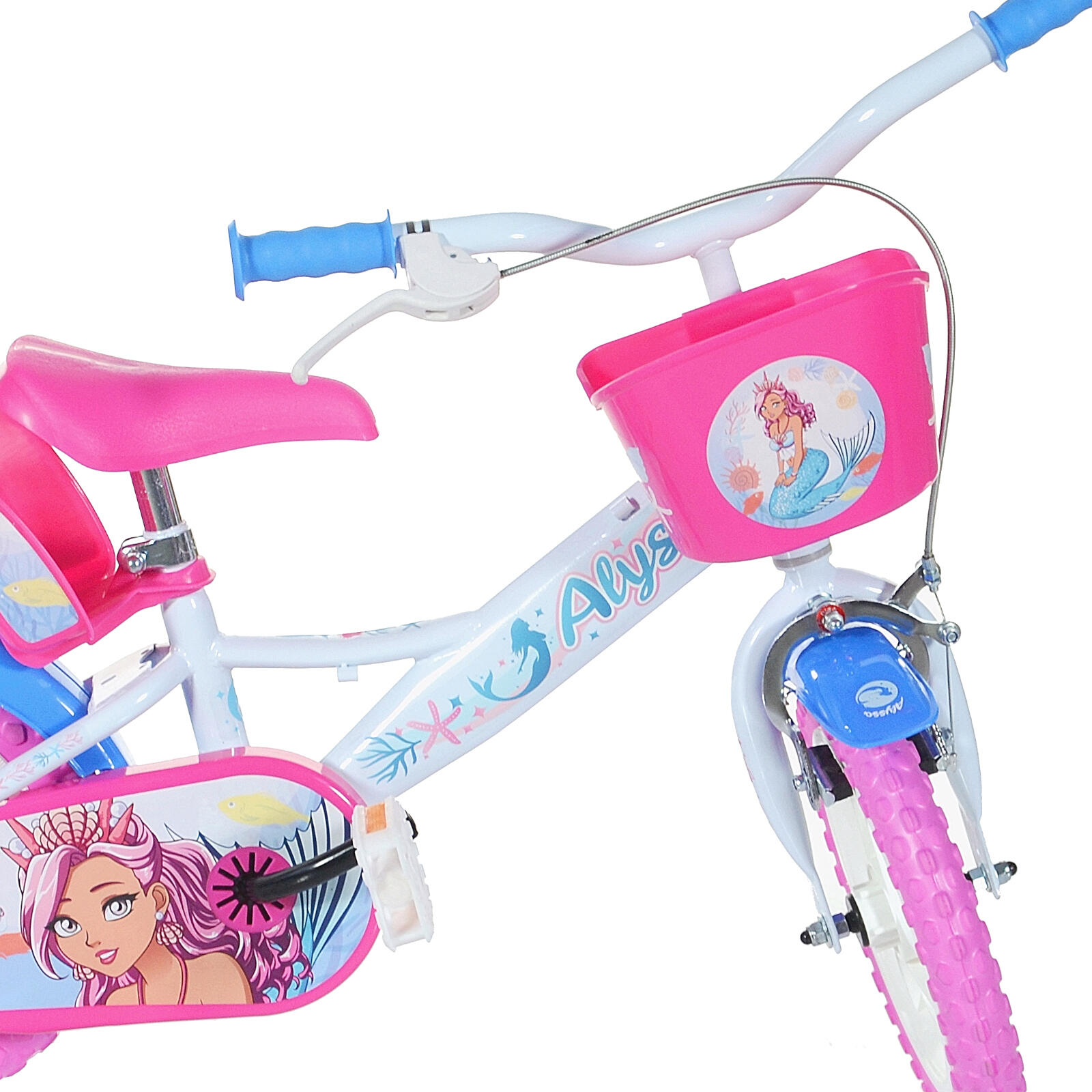 Dino Mermaid Kids Bike 12in Wheel DINO BIKES Decathlon