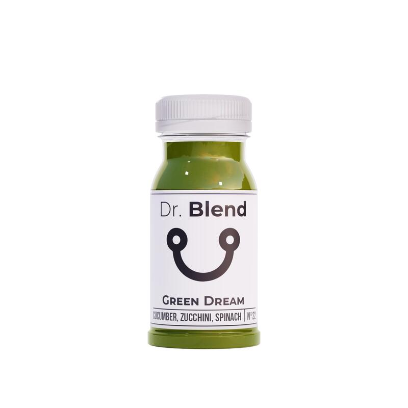 GREEN DREAM Nº22 - VERS & PUUR SAP - KOMKOMMER COURGETTE SPINAZIE - 12X125ML