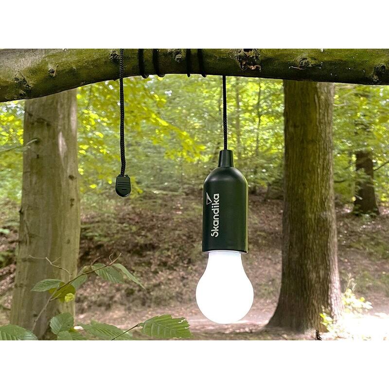 Campinglampe Narvik | 4er Set, LED Lampe, Pull Light, batteriebetrieben