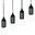 Lampe de camping Skandika Narvik | Set de 4 lampes LED, Pull Light, à piles