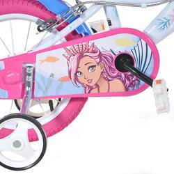 Bicicleta de Menina 12 polegadas Barbie 3-5 anos DINO BIKES - Decathlon