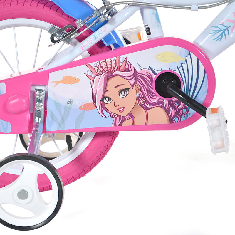Bicicleta de Menina 14 polegadas Mermaid Alyssa 4-6 anos