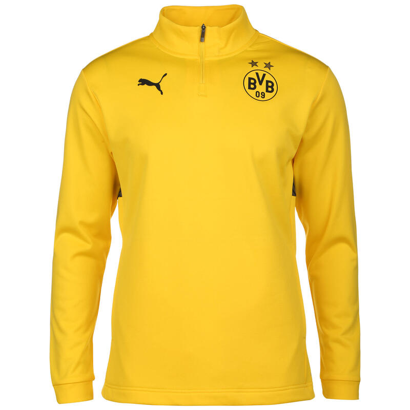 Trainingspullover Borussia Dortmund Prematch 1/4 Zip Herren PUMA