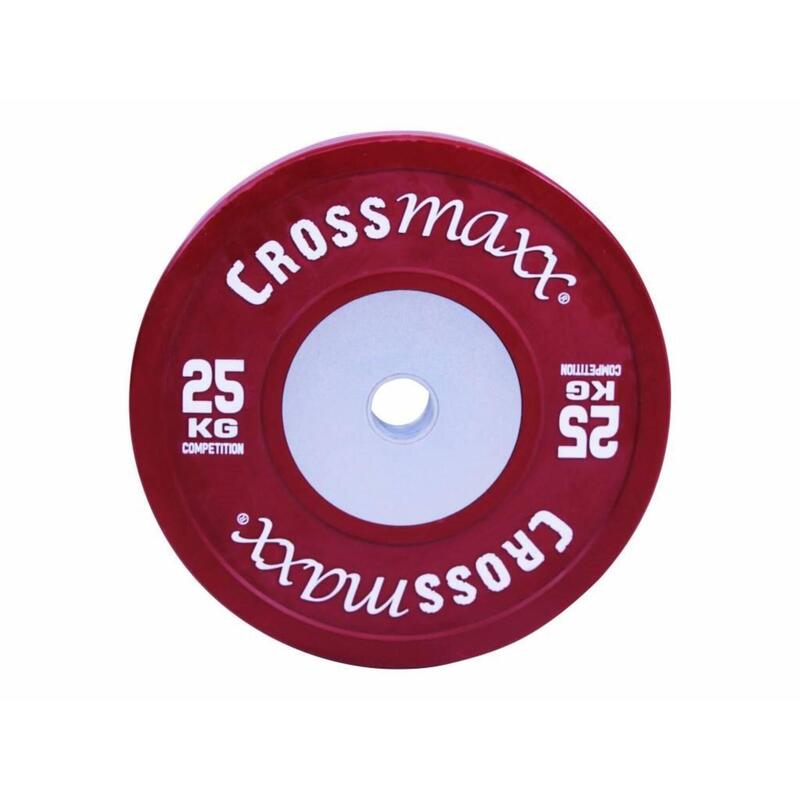 Crossmaxx Competition Bumper Plate - Halterschijf -  50 mm - 25 kg