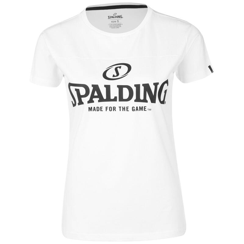 Tshirt voor vrouwen - basketball Essential Logo WIT