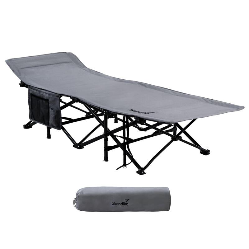 Cama de campismo Erola - Cama dobrável confortável - até 150 kg - 190 x 68 cm