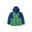 Men Crinkle Woven Wind Presistant UPF Protection Wind Jacket - Ultramarine Green