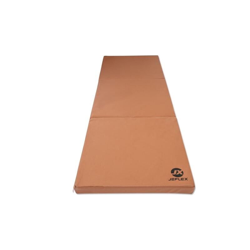 Tapis de gymnastique Jeflex pliable sportif 180 x 60 x 6 cm, couleur marron