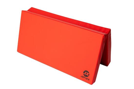 Turnmatte 100 x 100 x 8 cm Fitness schwarz Weichbodenmatte klappbar Jeflex