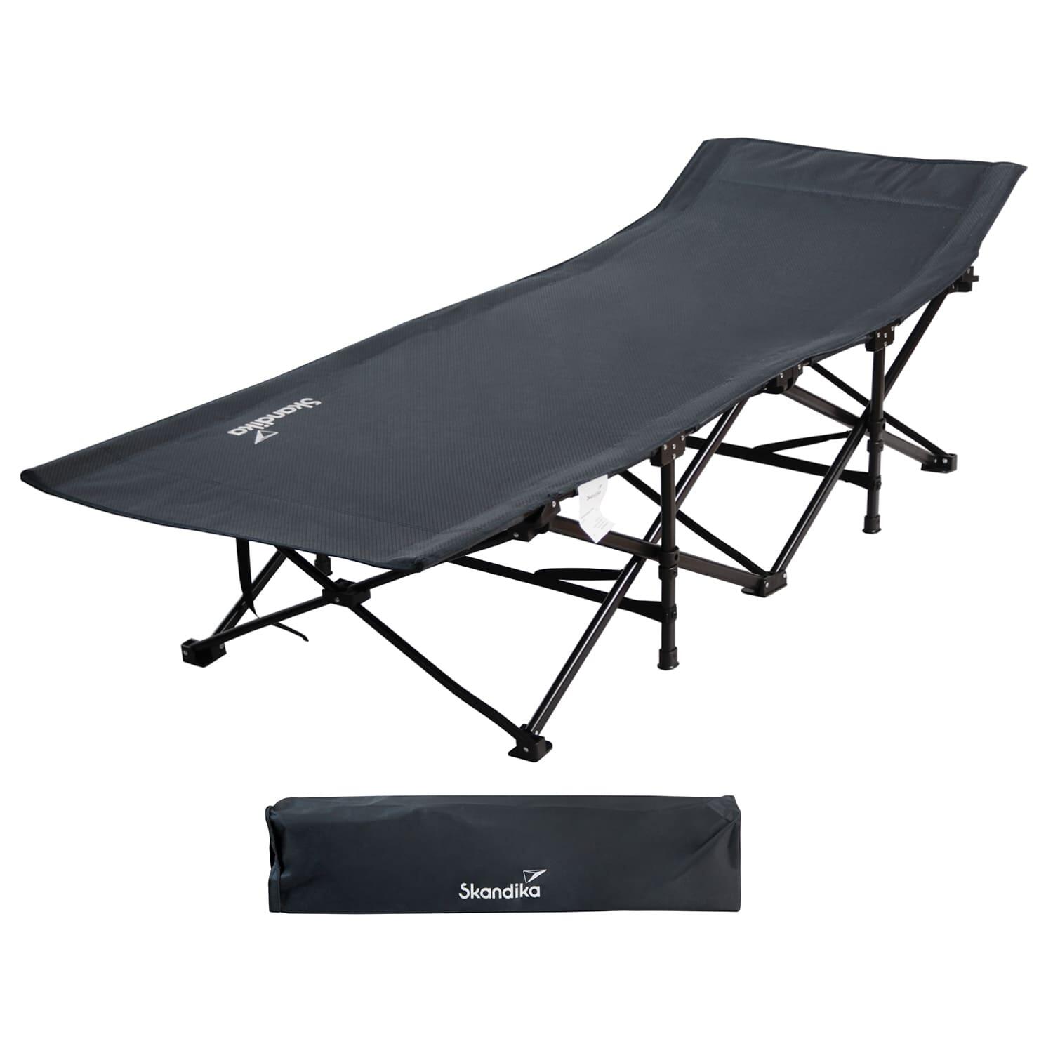 Cama de campismo Erola - Cama dobrável confortável - até 150 kg - 190 x 68 cm